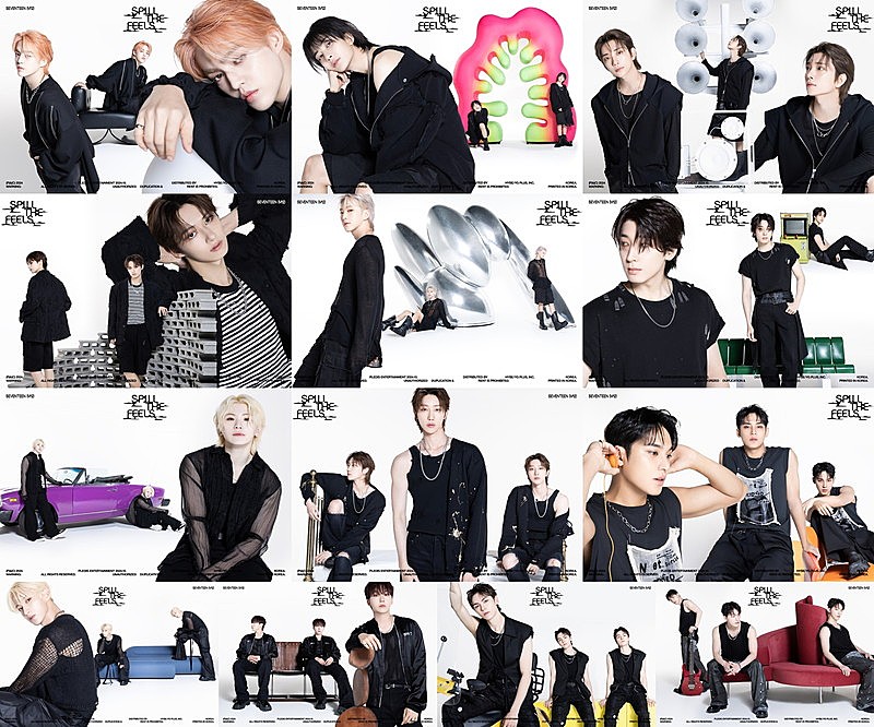 SEVENTEEN、幸せへの過程を描いた『SPILL THE FEELS』オフィシャル