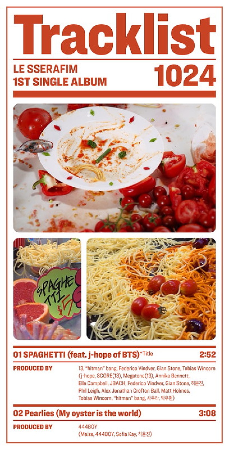 LE SSERAFIM、1stシングル『SPAGHETTI』ハイライトメドレー＆トラック