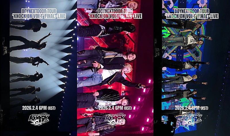BOYNEXTDOOR、ツアー【KNOCK ON Vol.1】ファイナルをライブアルバム化