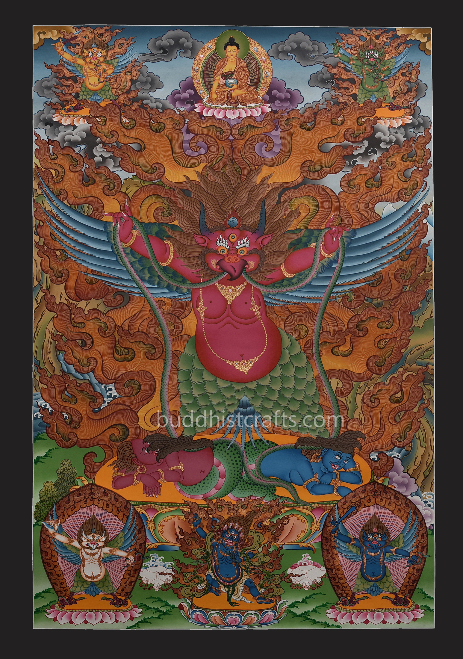 Garuda Thangka Painting