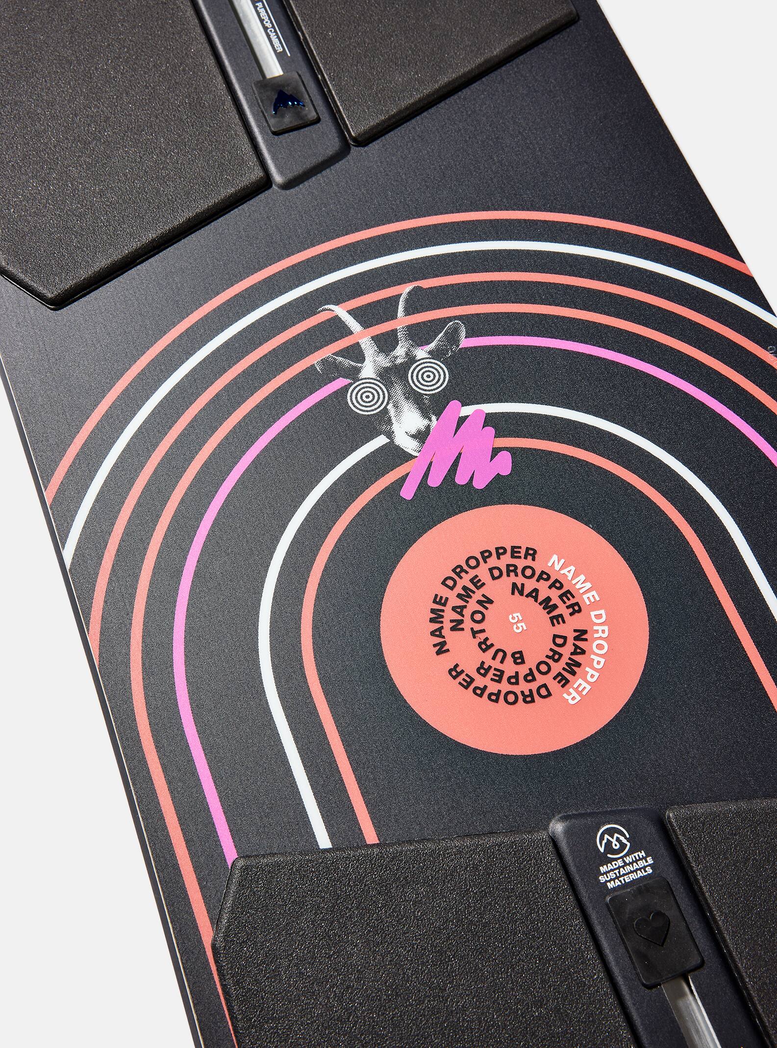 Men's Burton Name Dropper Camber Snowboard | Burton.com Winter 2024 US