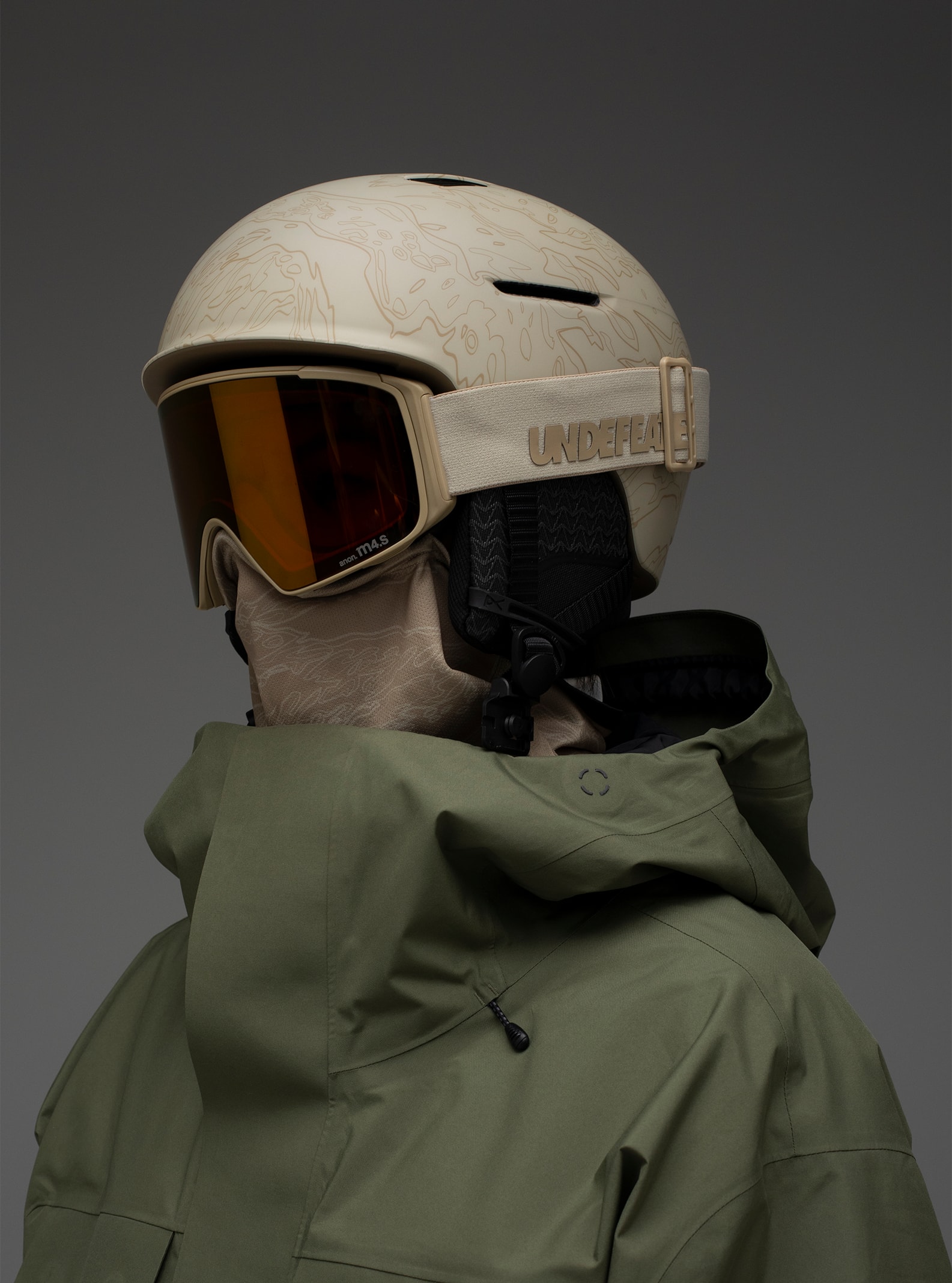 Anon Undefeated M4S ゴーグル（シリンドリカル）) + レンズ + マスク