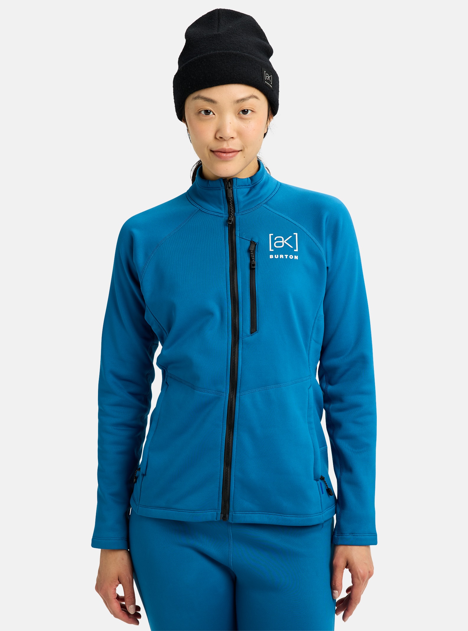 ウィメンズ Burton [ak] ベイカー ストレッチ フルジップ フリース