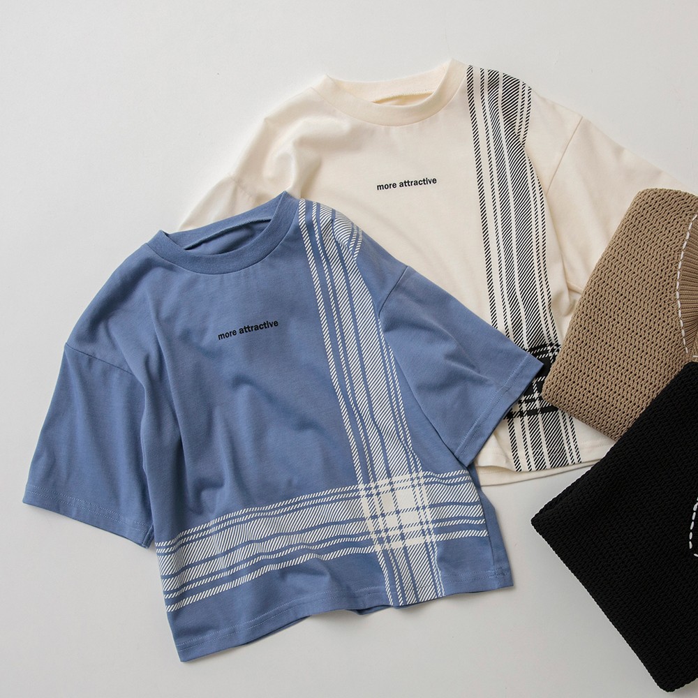 グラフィック7分袖Tシャツ 2024秋冬 ｜子供服&ベビー服 ブランシェス