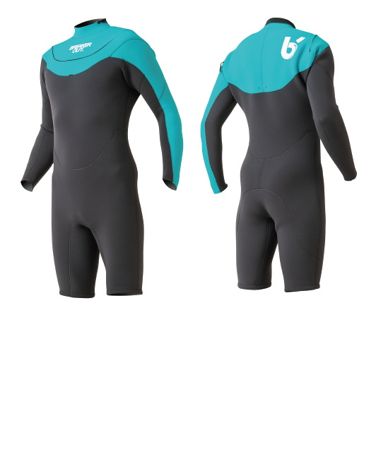 SSウェットスーツEXPLODER HYBRID U-ZIP | BREAKER OUT WETSUITS