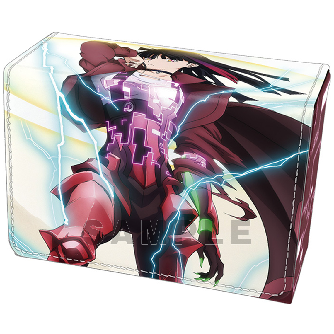 合皮製デッキケースW メタリックルージュ | TCG / サプライ| 株式会社