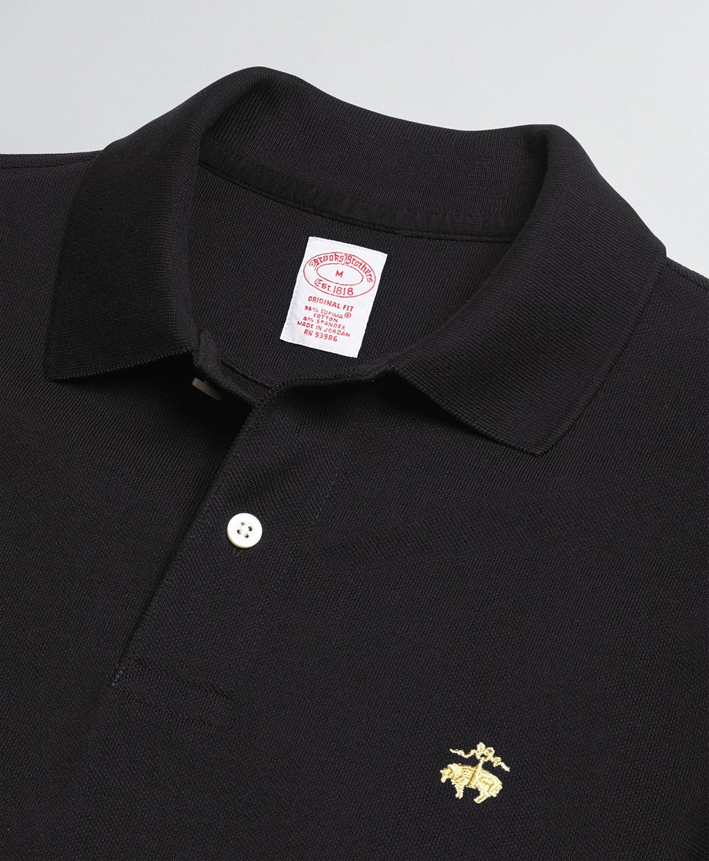 スーピマコットンストレッチ ピケ GFロゴ ポロシャツ Original Fit