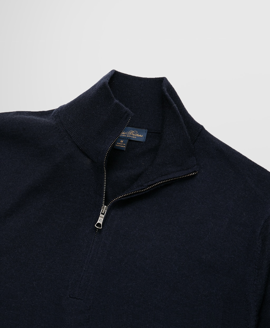 メリノウール ハーフジップ モックネックセーター | Brooks Brothers