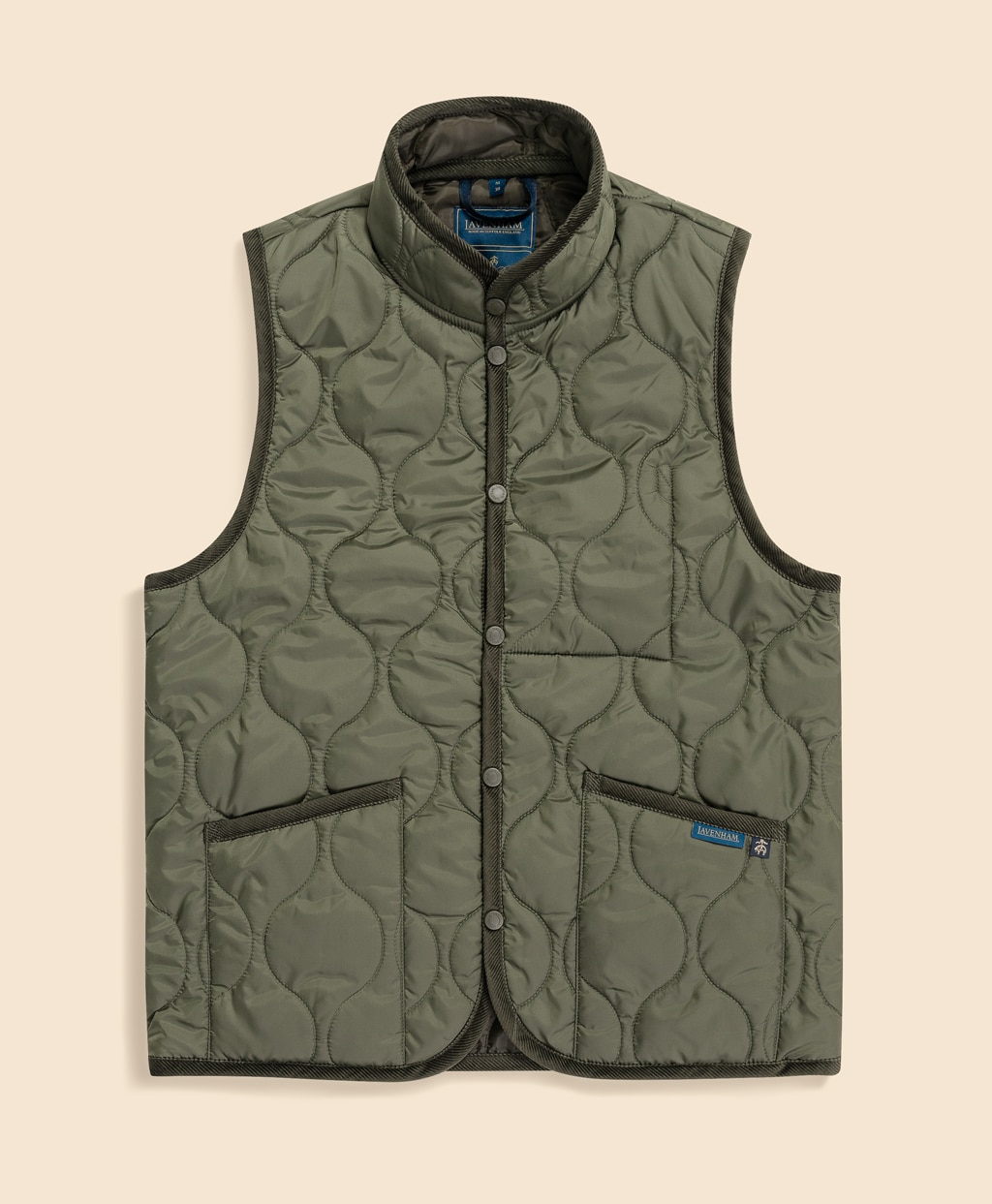 Brooks Brothers×LAVENHAM ミックフィールド キルティングベスト Made