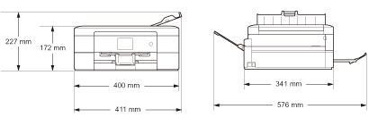 仕様・スペック | DCP-J968N | インクジェットプリンター・複合機