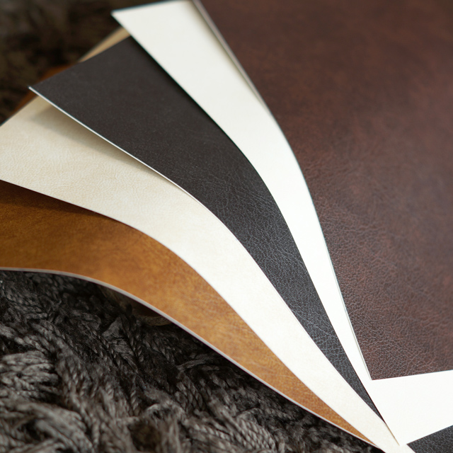 カッティングシート 難燃 レザー・牛革調 焦げ茶色（ダークブラウン