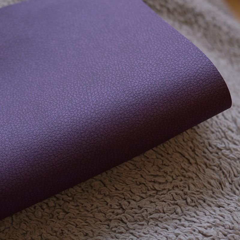 合皮 生地 難燃ソフトPUレザー 濃紫色（ダークパープル） - 合皮.jp