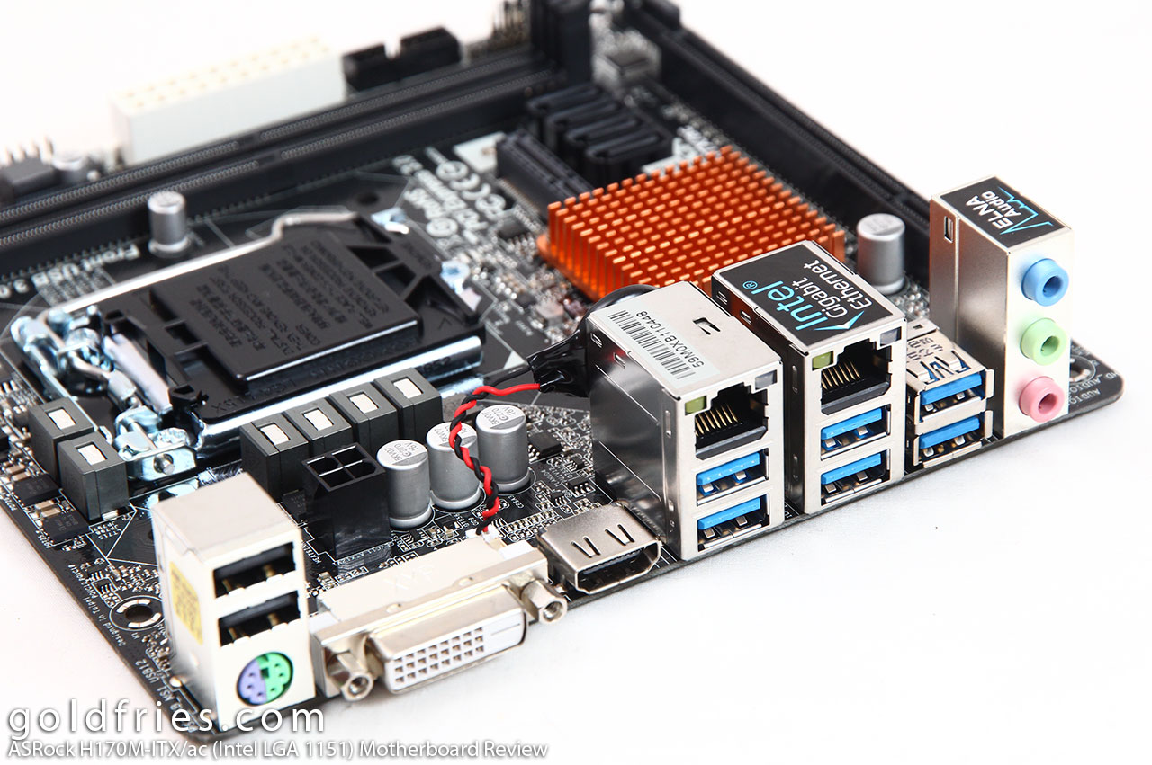 ASRock H170M-ITX/ac (Intel LGA 1151) Motherboard Review – goldfries