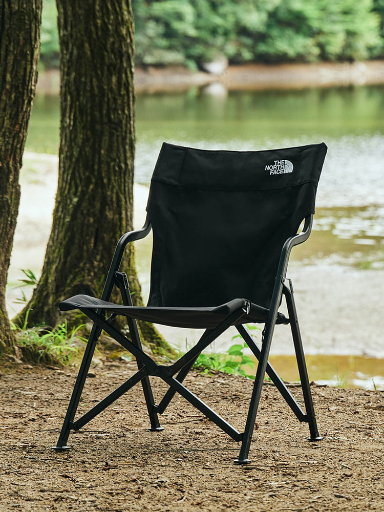 The North Face 折りたたみアウトドアチェア ブラック THE NORTH FACE