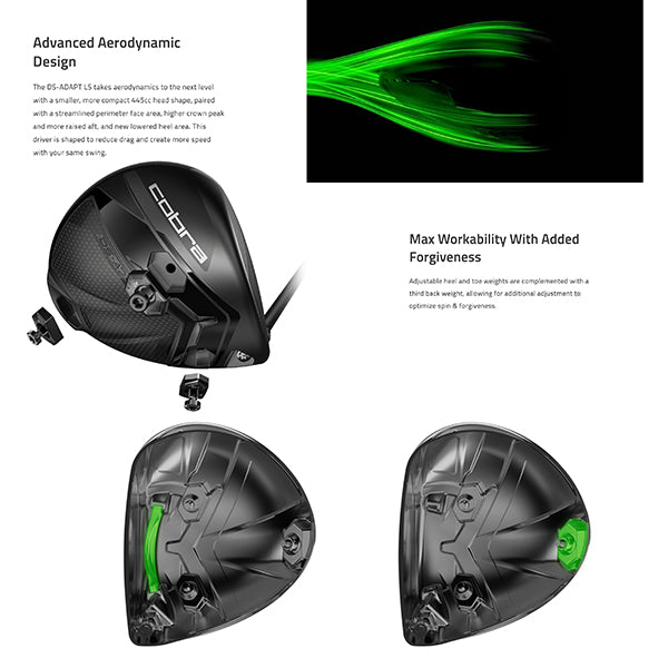 コブラ DS-ADAPT LS 6度 4度〜8度可変 ロングドライブヘッド