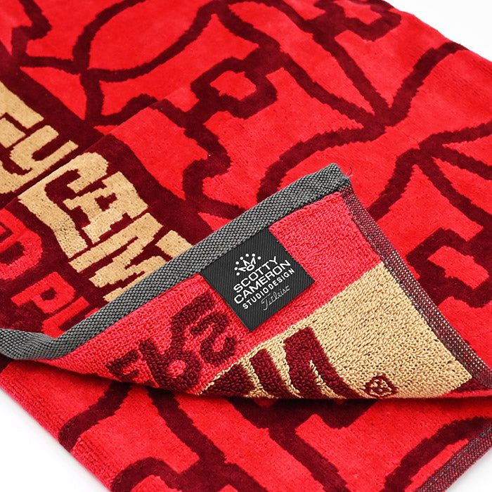 スコッティ キャメロン ラウンドタオル スコッティドッグ ウォール