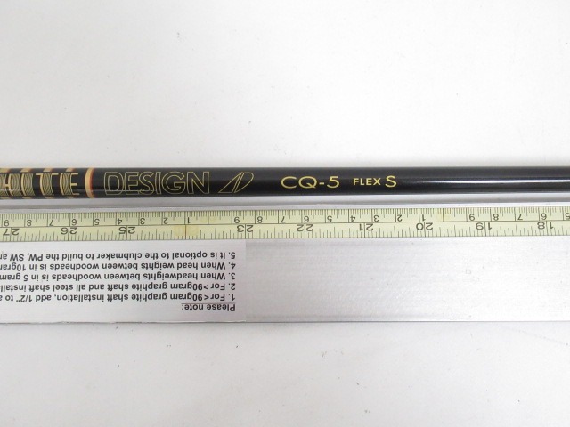 Tour AD CQ-5（S） テーラーメイド用スリーブ グラファイトデザイン