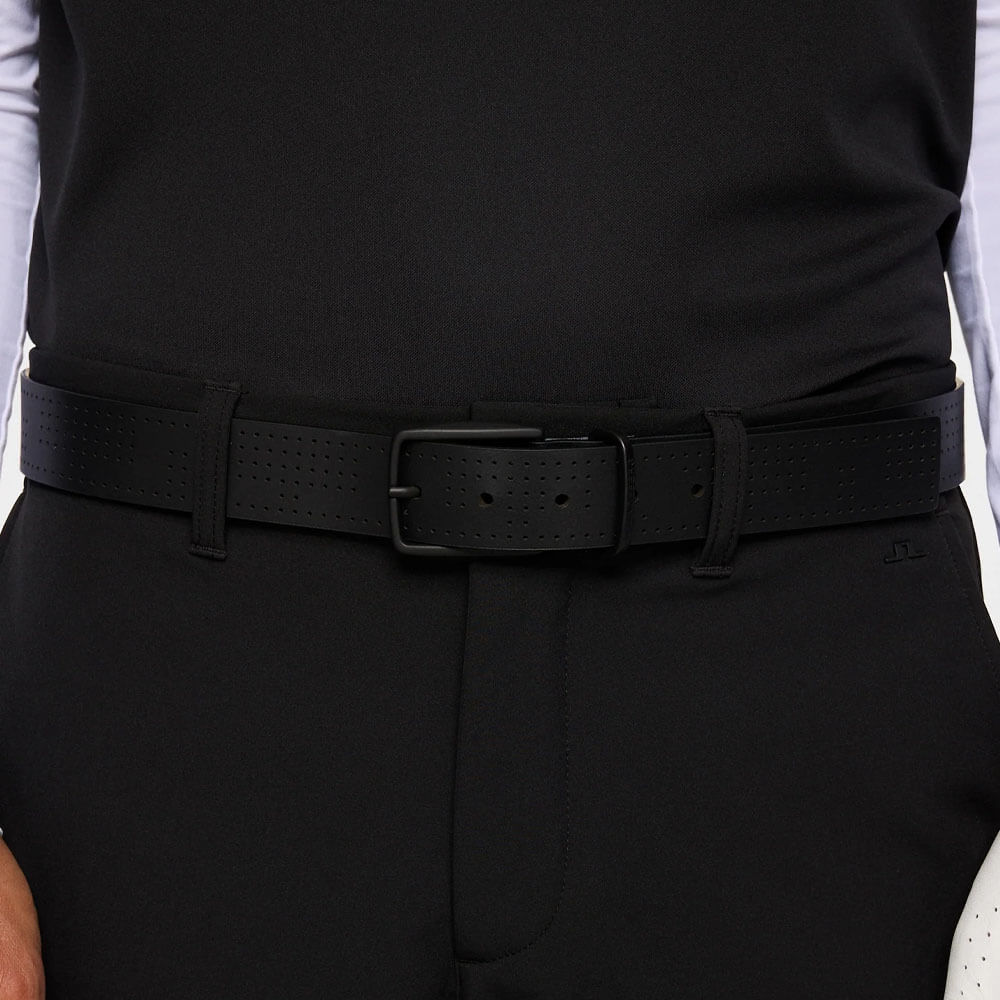 J.Lindeberg Vent Golf Belt Black - FW25 Men – Golfio