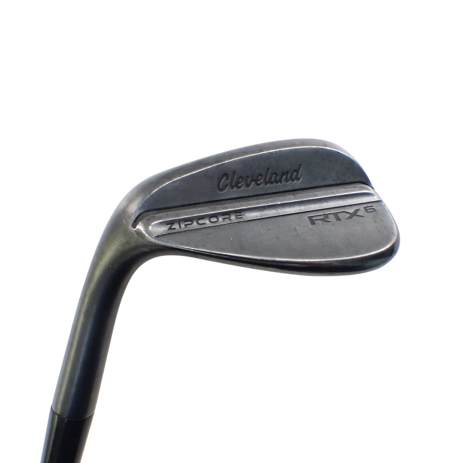 Cleveland: RTX 6 Zipcore Black Satin 52° Wedge Steel Wedge Left