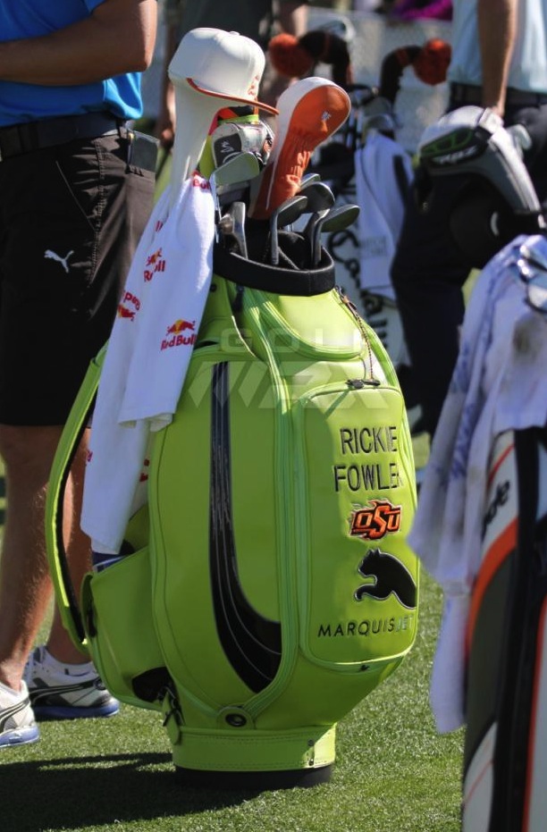 Rickie Fowler's new Cobra bag @ 2013 Waste Management – GolfWRX