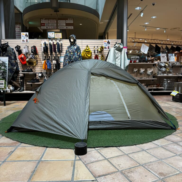 アライテントのSLドーム(2人用)を店頭にて展示中！ | GOOD OPEN AIRS myX