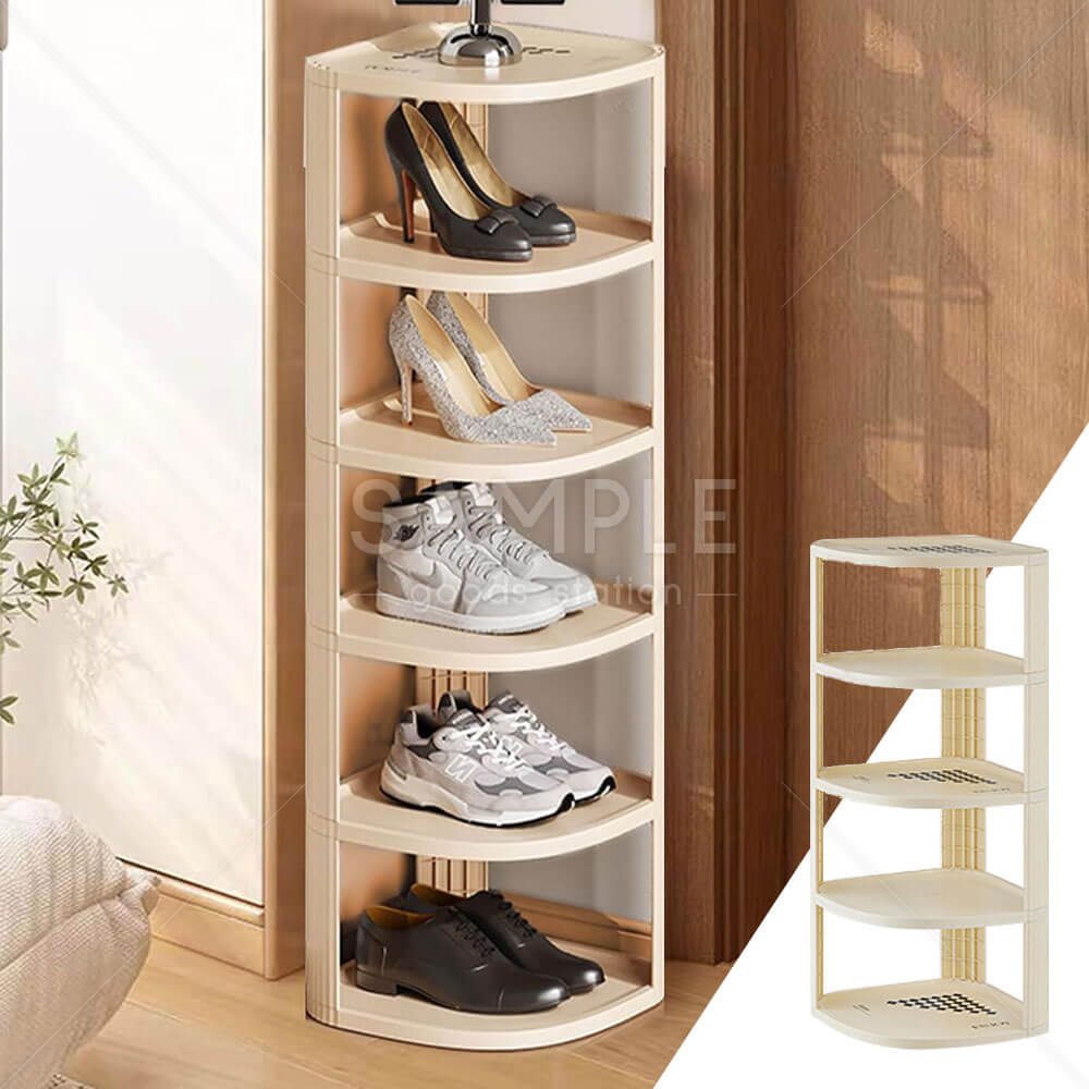 シューズラック 6段式 靴収納 玄関収納 靴箱 下駄箱 スリムサイズ