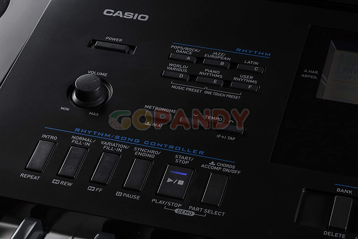 Casio WK 6600 Workstation Keyboard with Sequencer and Mixer