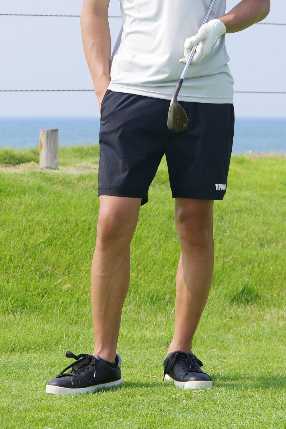 TFW49 - SWIM SHORTS / 多機能 スイム ショートパンツ (ブラック