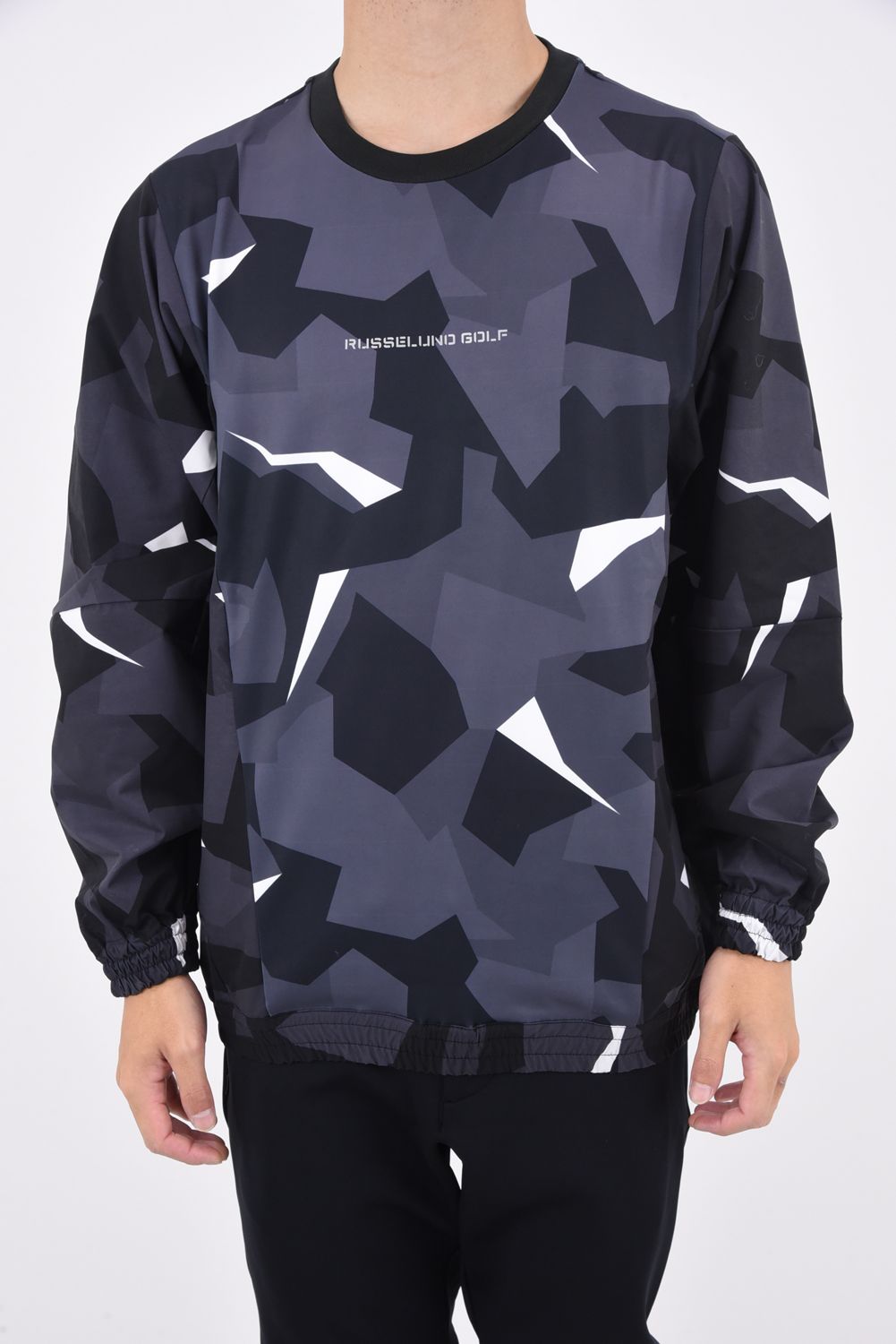RUSSELUNO - CREWNECK PULLOVER (CAMO) / ブランドロゴ オリジナルカモ