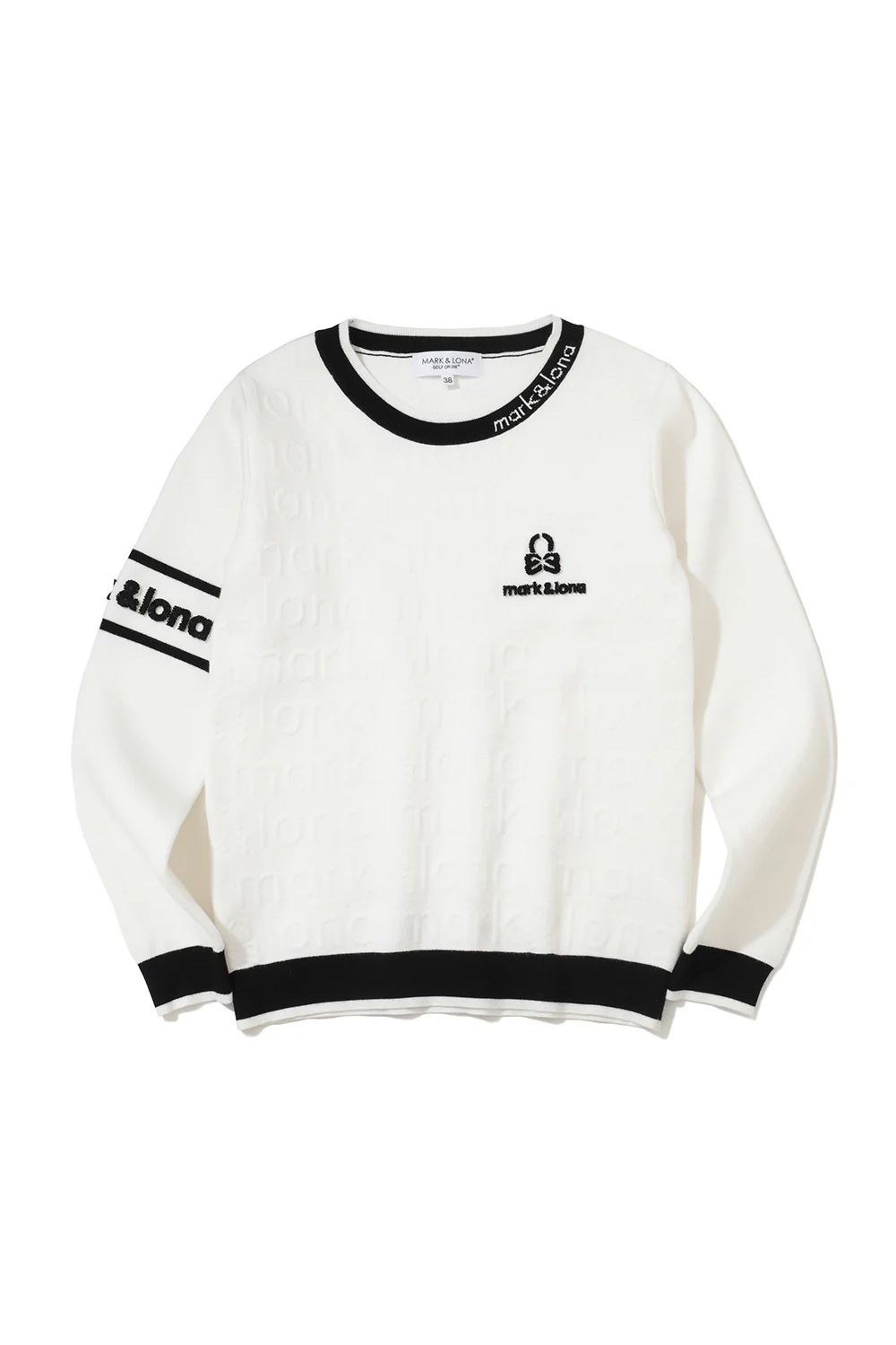 MARK&LONA - 【26SS】【レディース】 MERIDIAN EMBOSS LOGO KNIT