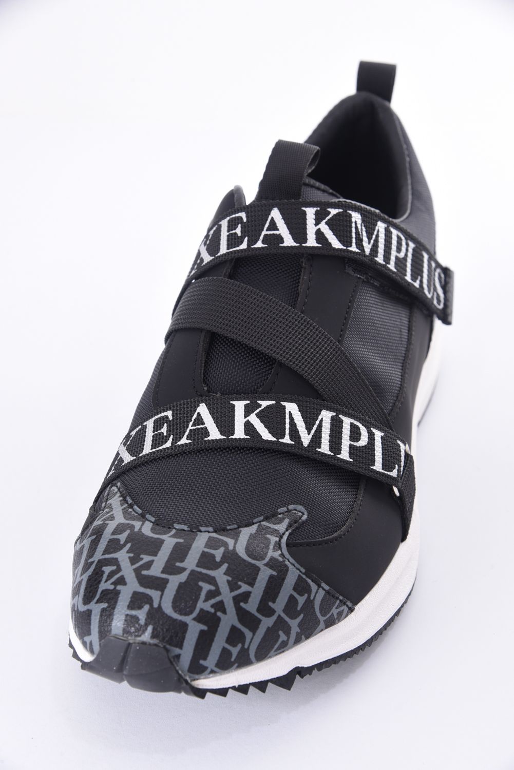 LUXEAKMPLUS - LUXE VIBRAM GOLF SHOES / ロゴテープ 総柄 ビブラム