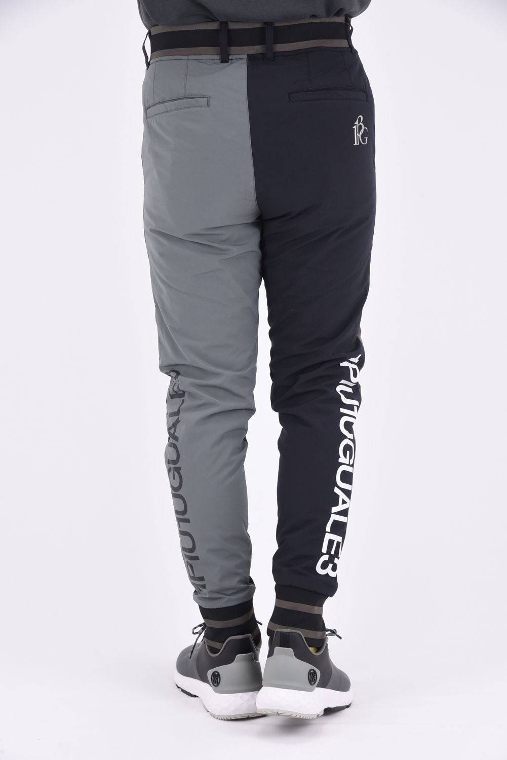 1PIU1UGUALE3 GOLF - CRAZY RIB PANTS / ロゴ クレイジーパターン