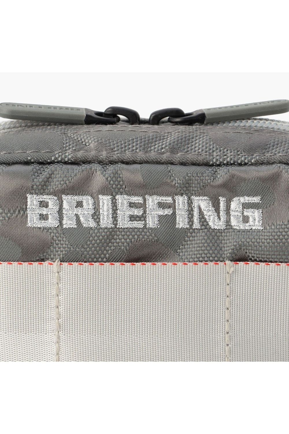 BRIEFING - 3WAY POUCH LEOPARD JQ / レオパード 3WAYポーチ (グレー