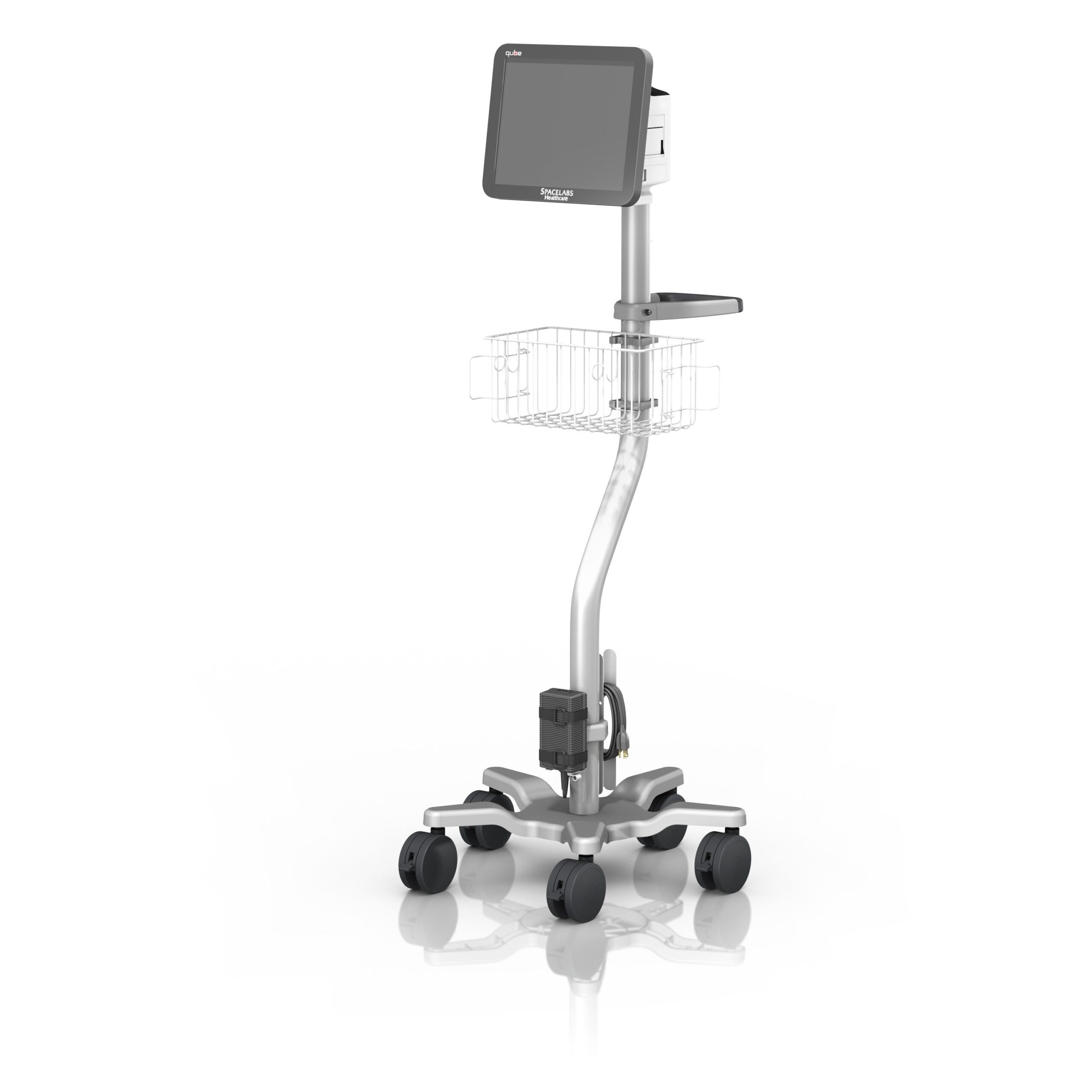 Spacelabs Qube™ Monitor - Roll Stand | GCX Medical Mounting Solutions