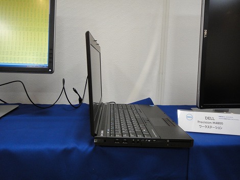 Precision M4800レビュー:薄さわずか18mmの超スリムワークステーション