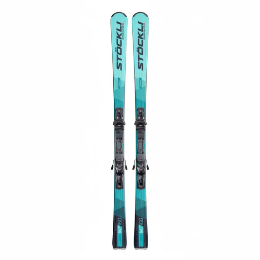 Stockli Women's Laser MP Ski with D20 Plate & Salomon SRT12