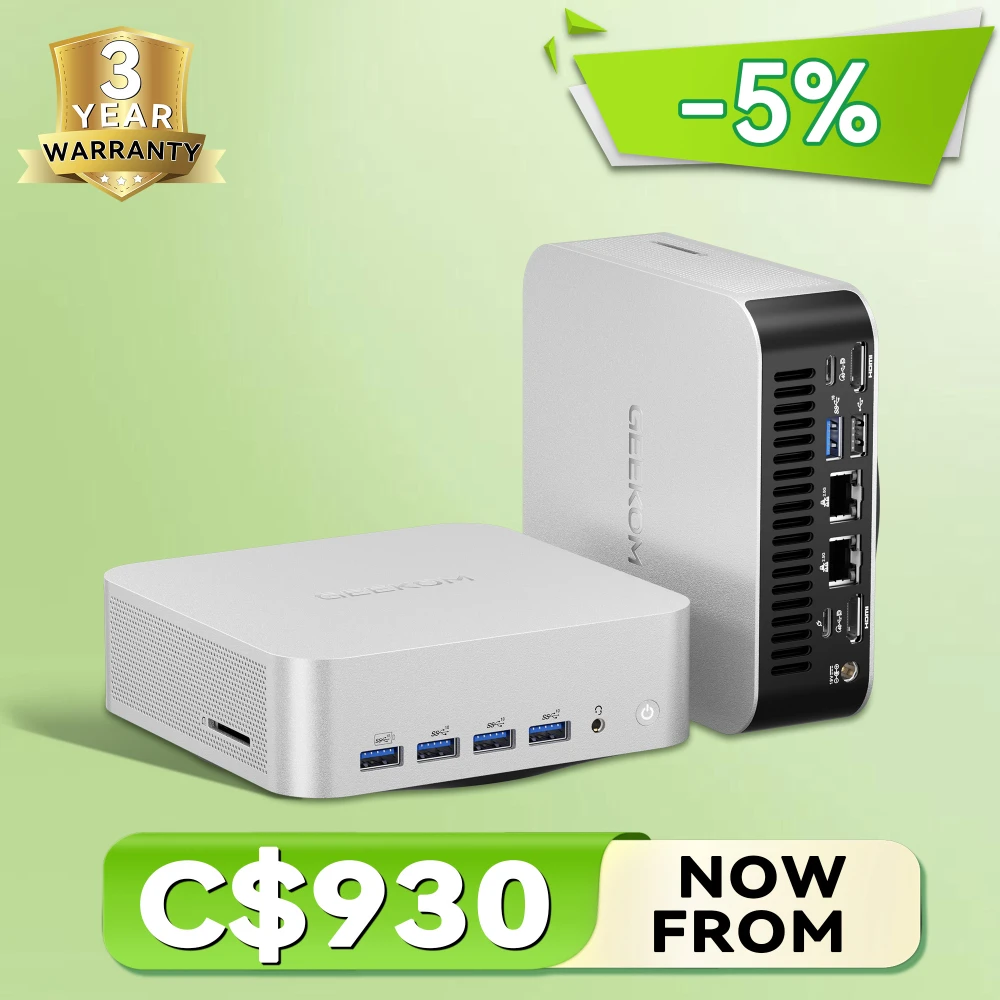 Mini PC with 2 HDMI Ports​ - GEEKOM