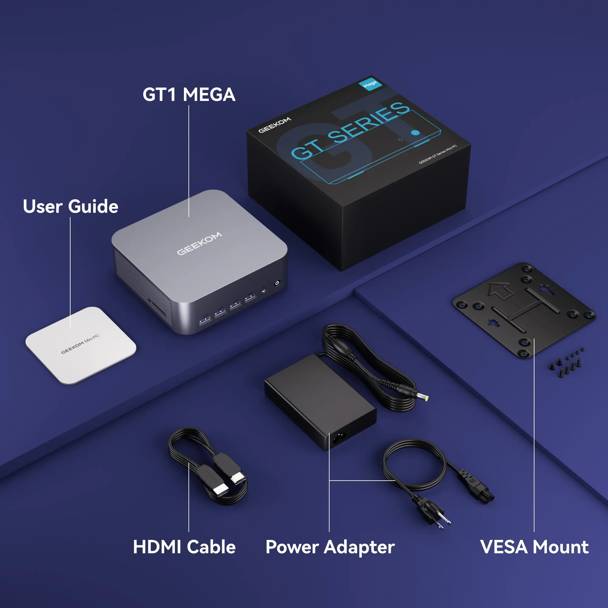 GT1 Mega AI mini PC | Powered by Intel Core Ultra 7/9 - GEEKOM