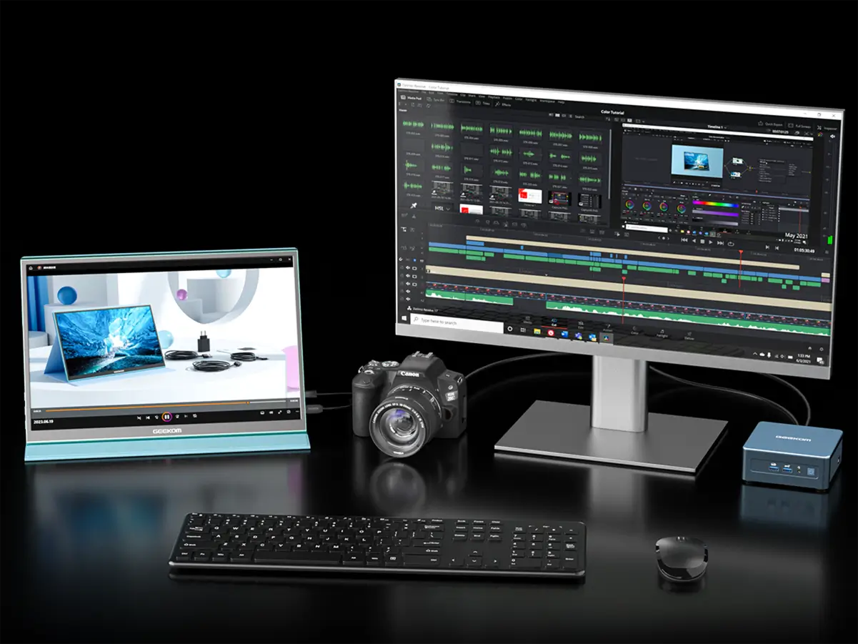 GEEKOM PM16: Portable Monitor with a 16-inch IPS Display