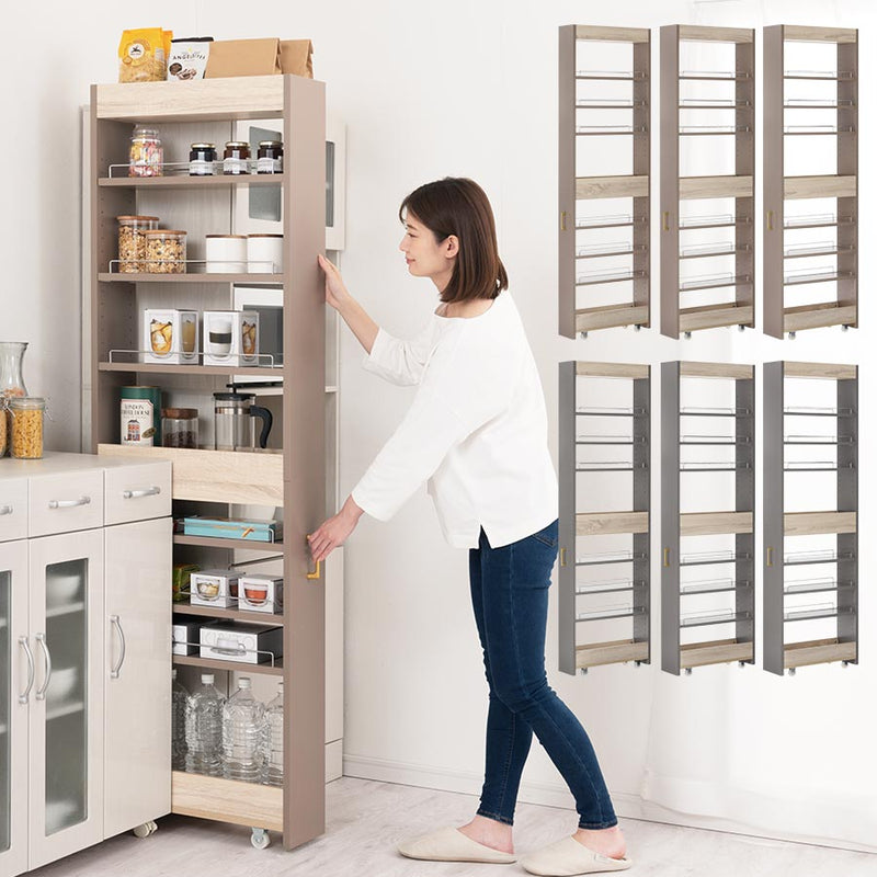 ゲキカグ隙間収納 キッチンラック スリム 楽天市場】隙間収納 キッチン