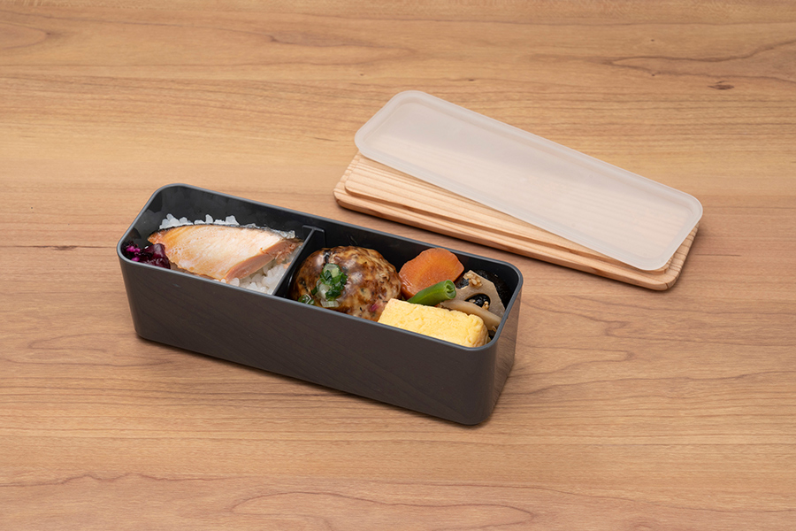 GEL-COOL official shop / BENTO STORE 木蓋のお弁当箱 スリム 古代杉