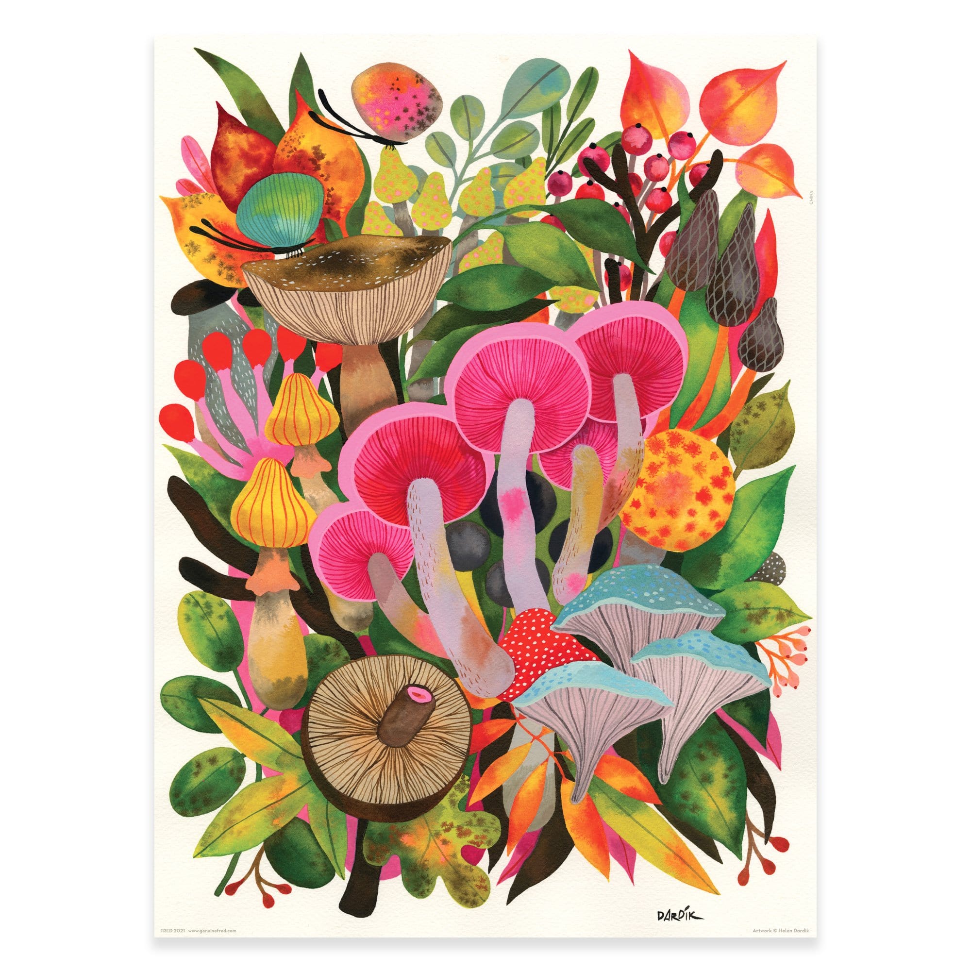 PUZZLE | MUSHROOM TOOMUCHERY by Helen Dardik