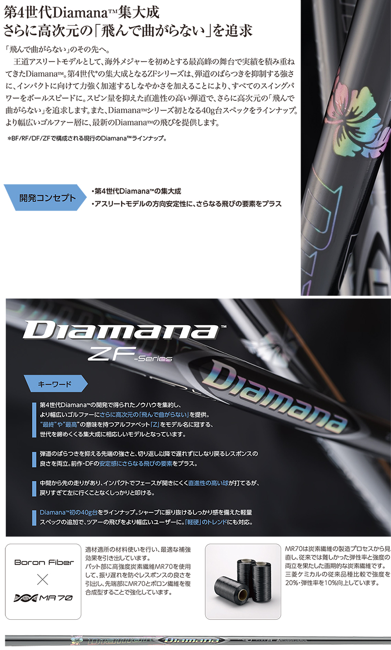 ジオテックゴルフ公式通販サイト / ディアマナ ZF50