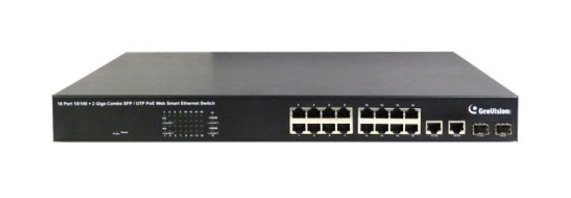 GeoVision | GV-POE1601-V2 台湾製 10/100M PoE+対応16ポート