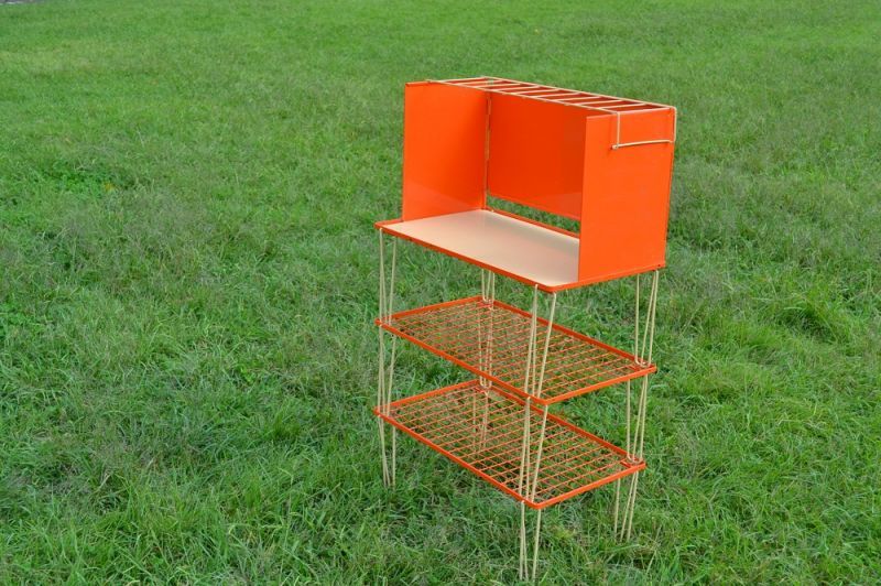 ヴィンテージHago社キャンプキッチン/オレンジ - ガジェットモード