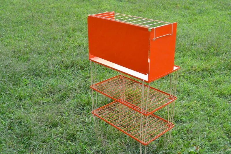 ヴィンテージHago社キャンプキッチン/オレンジ - ガジェットモード