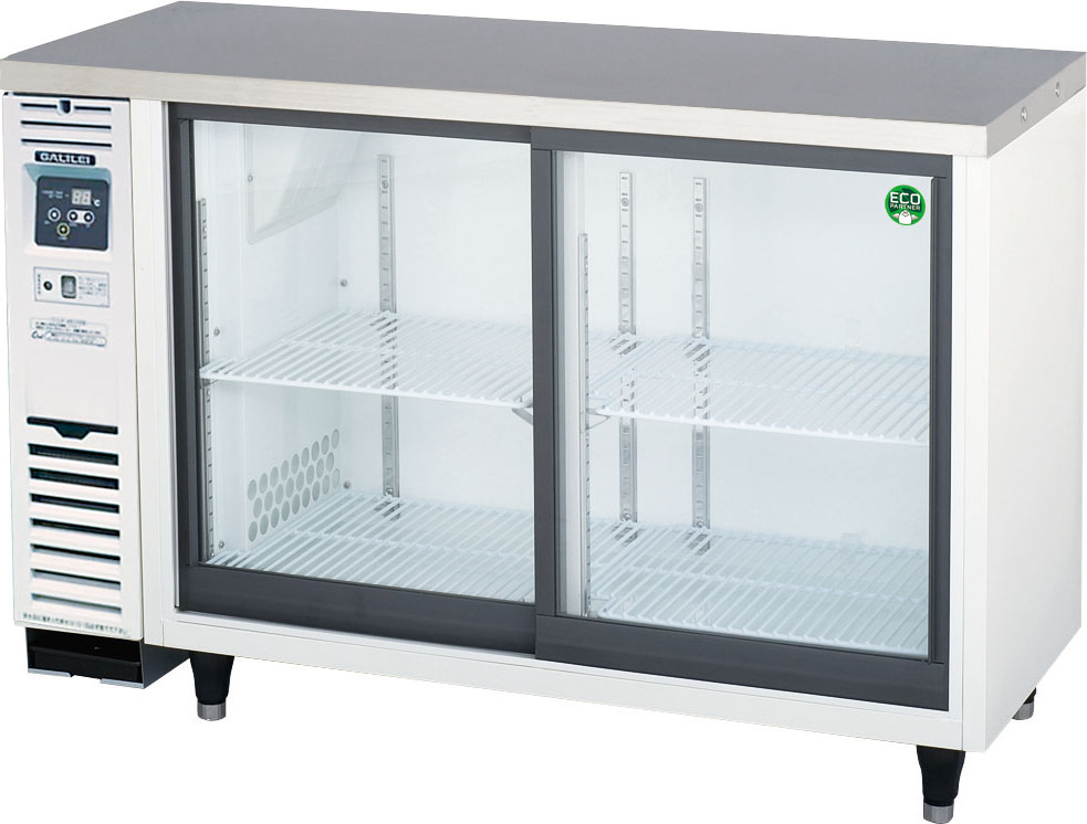 LGC-120REX - スライド扉小型冷蔵ショーケース（コールドテーブル