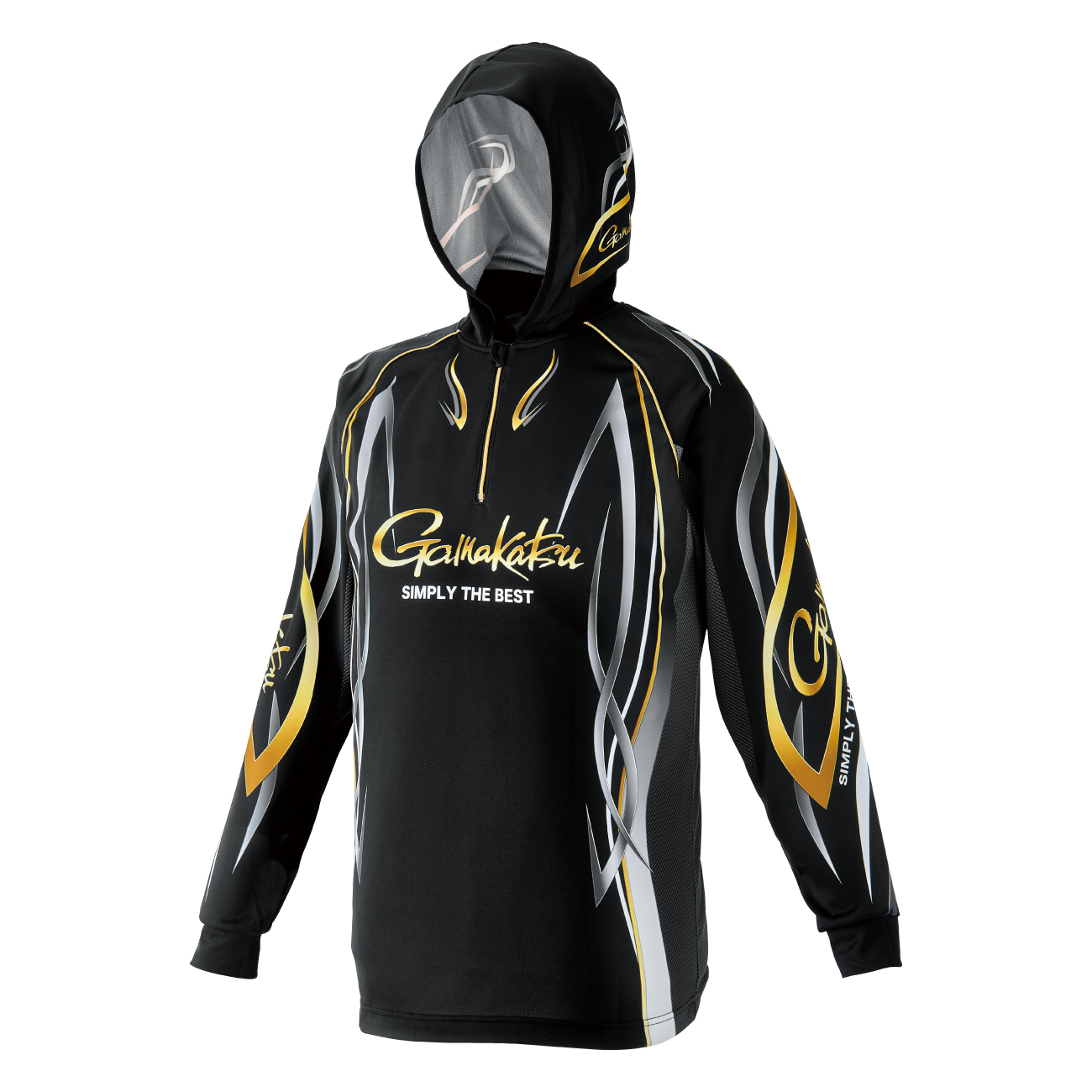 2WAY プリントジップシャツフーディ GM3736 | がまかつ