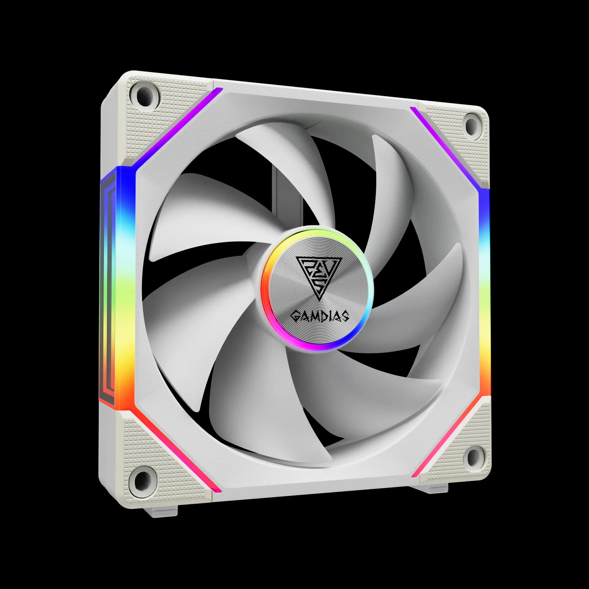 AEOLUS P2-1203 WH ARGB PWM 120mm Fan Pack | GAMDIAS