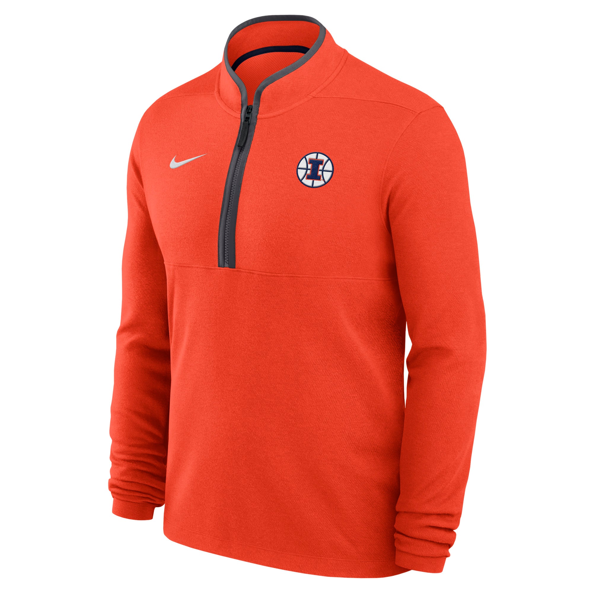 Illinois Basketball Nike Orange Half-Zip Pullover – Gameday Spirit